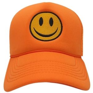 Orange trucker hat